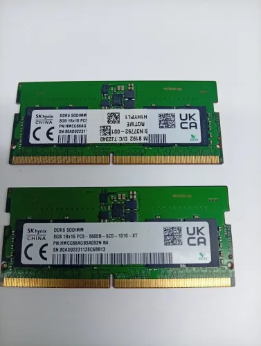 Memória ddr5 8gb notebook 5600b hynix preço unitário