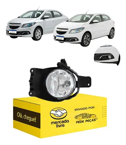 Farol Milha Cibié Gm Prisma Onix 2012 13 14 15 16 A 2019 Le Cristal