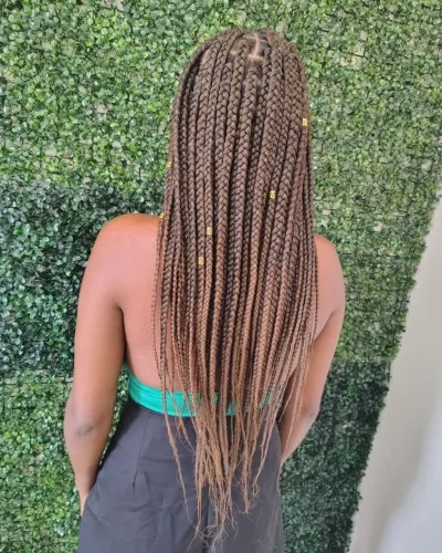 Box braids trança solta 