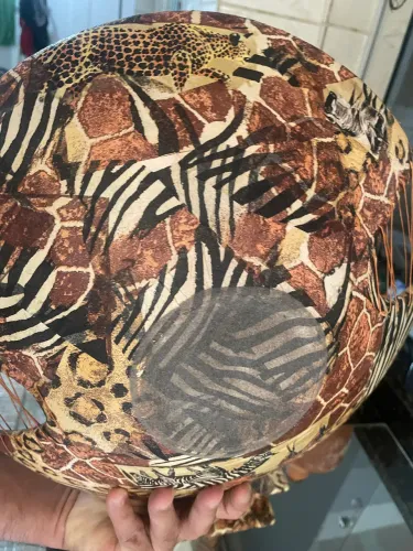 Fruteira/Cesta Decorativa Safari Africana Artesanal?