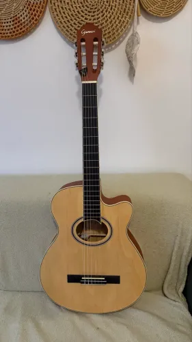 Violão Giannini Nylon Gnf-1d Ceq Ns + Acessórios