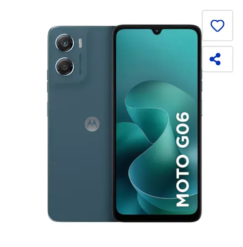 Moto g06 tudo funcionando verde