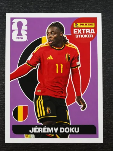 Figurinha da copa legend nível regular do JÉRÉMY DOKU