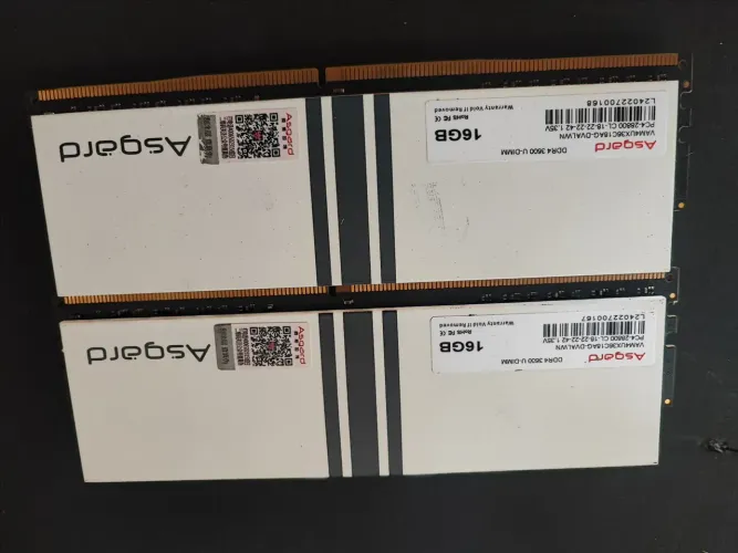 Memória ram 32 Gb 3600hz