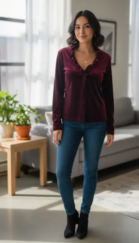 Blusa  vinho