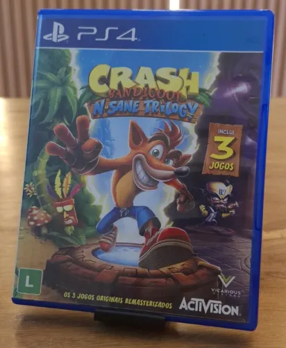 Jogo Crash Bandicoot N Sane Trilogy PS4