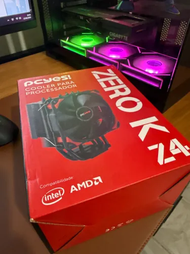 Cooler para Processador PCYES Zero KZ4 120mm Intel / AMD (TDP 130W) - Na Caixa