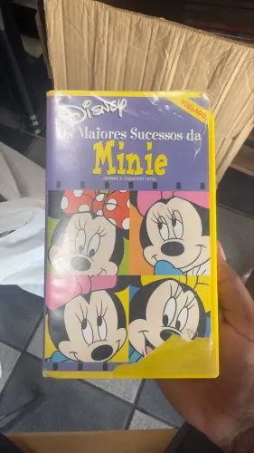 VHS OS MAIORES SUCESSOS DA MINIE ORIGINAL DISNEY