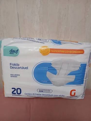Fraldas geriátrica tamanho xg