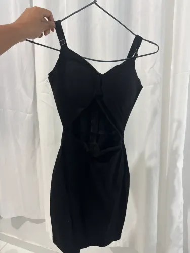 Vestido preto seminovo Tamanho Único
