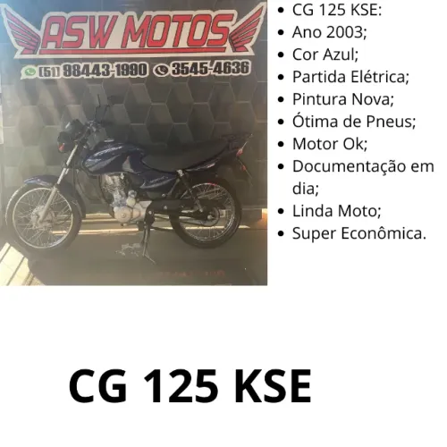 Cg 125 KSE 2003 Azul