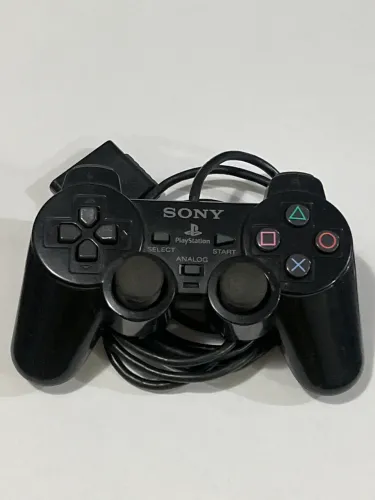 Controle Sony PlayStation 2 Original - PS2 (Detalhe Analógico Esquerdo)