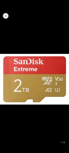 Sandisk Extreme 2tb Microsdxc A2 V30 U3 (Usado)