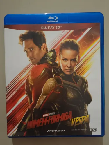 Blu-ray 3D Homem-Formiga e a Vespa Original - Marvel