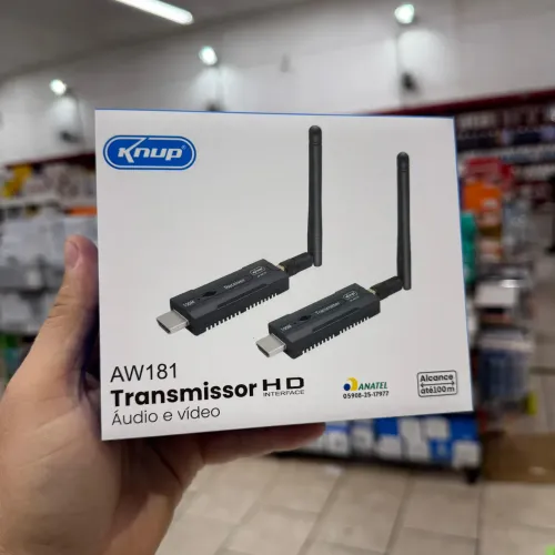 Transmissor HDMI Sem Fio 100m Full HD  Plug & Play TX RX  para TV, Notebook e PC