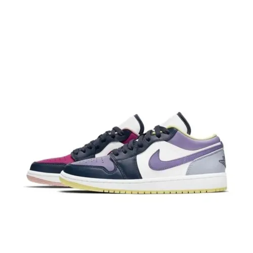 Tênis Nike Air Jordan 1 Low SE Mismatch magenta RARIDADE