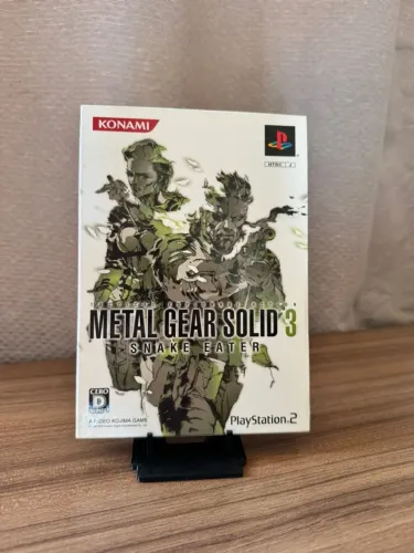 Box Metal Gear Solid 3 Snake Eater - Playstation 2