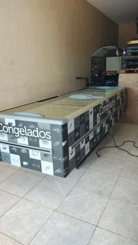 Ilha de congelados com apenas 8 meses de uso 