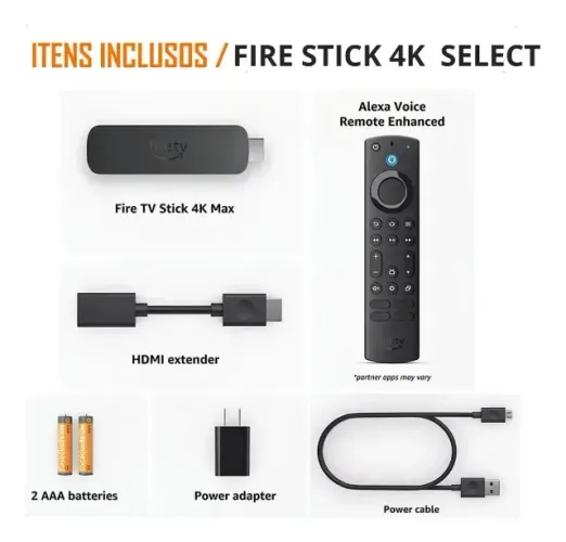 Firestick 4K com Controle Remoto com Assistente Alexa 8Gb Ultimas unidades