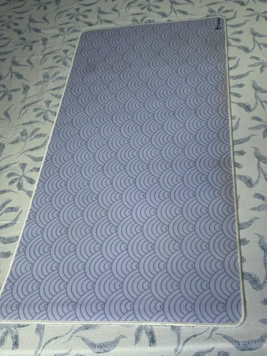 Mouse Pad Extra grande 90x 30 Branco jardim japonês