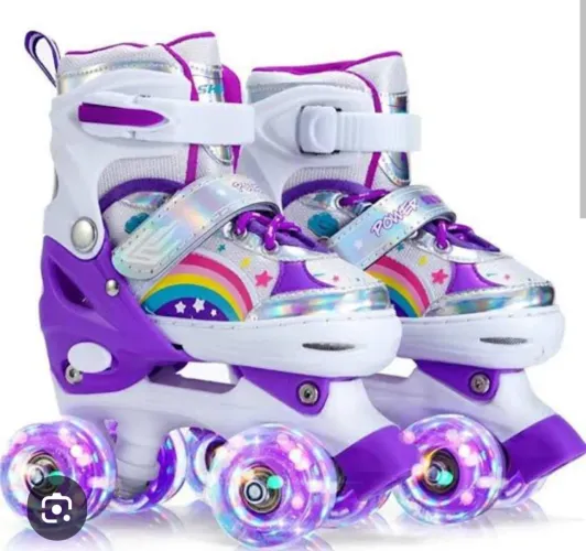 Patins led nas rodinhas 