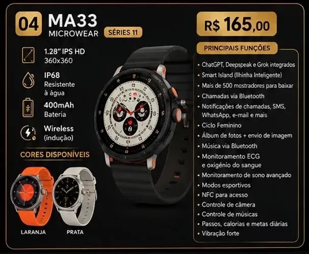 Smartwatch MA33 MICROWEAR
