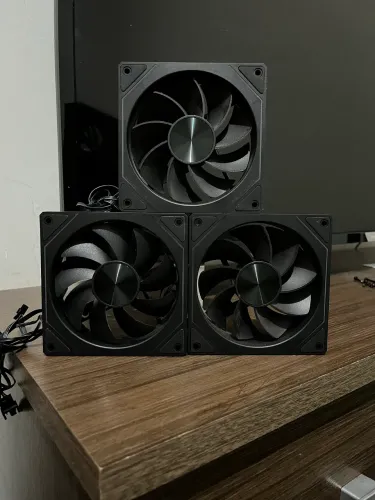 Kit com 5 Fans Prisma 4rs + controladora
