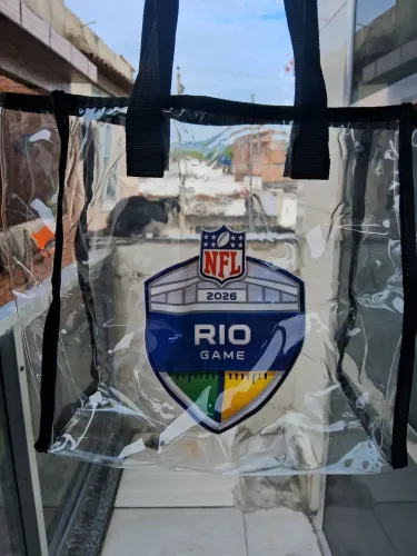 Bolsa/bag NFL Rio in Game transparente. 