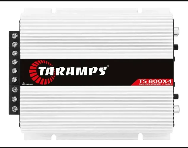 Modulo Taramps Som 800w<br><br>Ts800x4 2 Ohms Entrada Rca E Fio T800