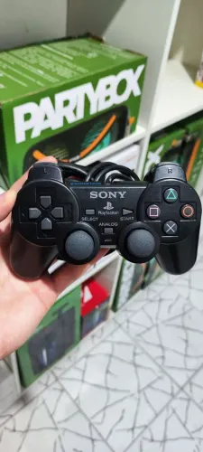 Controle PS2 Original Sony Bem Conservado Funcionando 100%