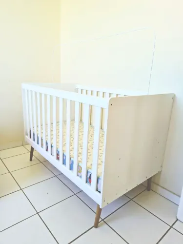 Berço Cama + Colchão Ortobom Infantil