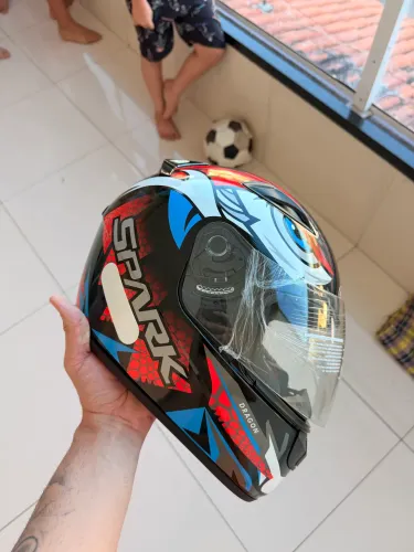 Capacete Ebf Spark Dragon Novo Tamanho 58