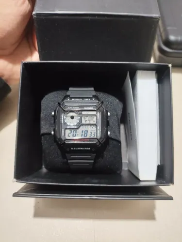 Relógio casio world time ae1200wh