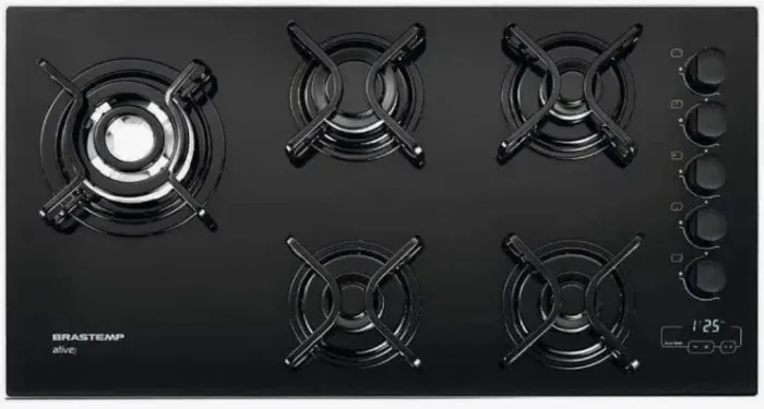Cooktop Brastemp 5 bocas - Novo na caixa (Nunca usado)