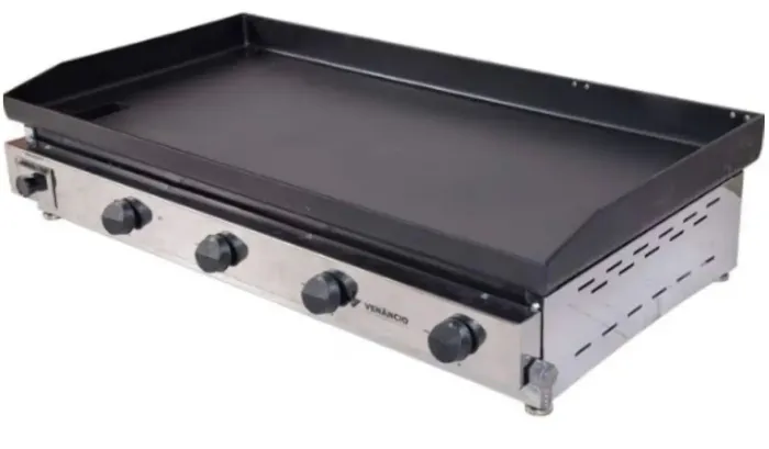 Chapa  a Gás 100cm C100 Venâncio - Prata | Retangular/ NOVA
