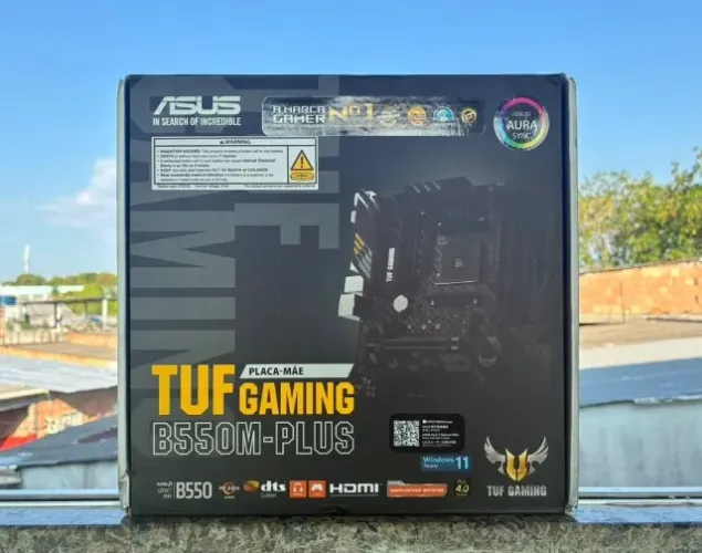 Placa Mãe ASUS TUF Gaming B550M-Plus (Nova / Lacrada)