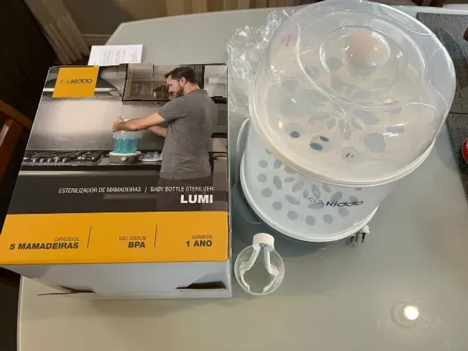 Esterilizador Elétrico de Mamadeiras 110v Lumi - Kiddo