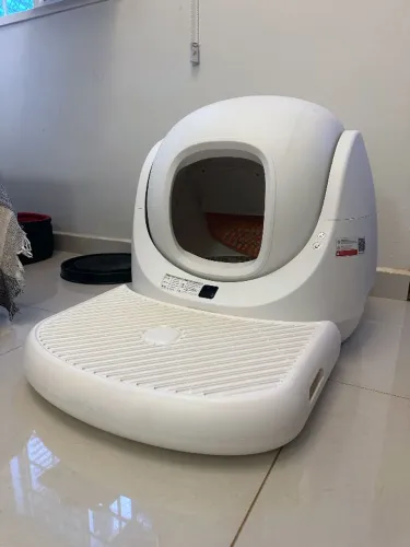 Caixa de Areia Automática e Rampa Catlink para gatos