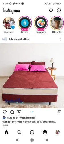 Cama casal,  vem com comprar a sua com a gente 
