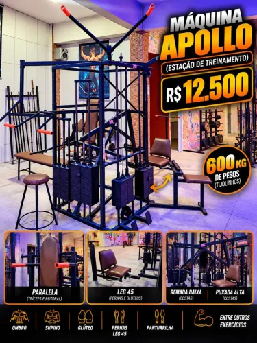 Vendo estação de musculação , Apollo
