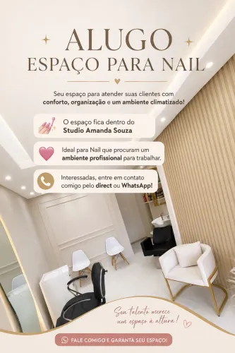 Aluga sala para Nail design