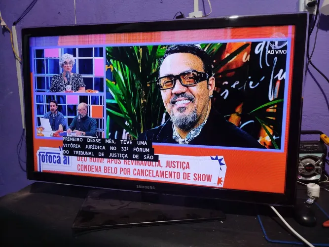Tv plasma 40 polegadas focionando