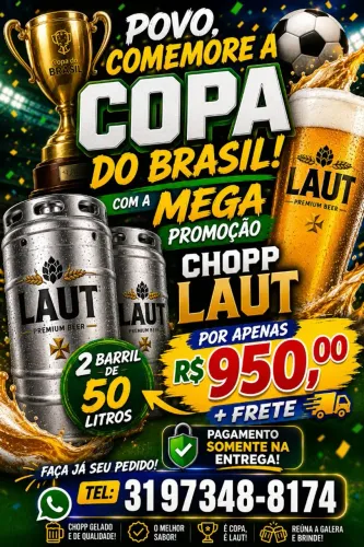 Chopp Laut promoção 
