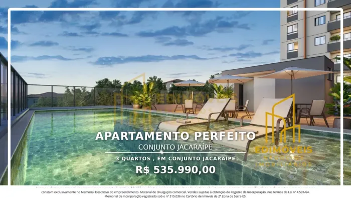 Exclusivo Garden em Conjunto Jacaraípe: 3 Quartos com Suíte para Você!