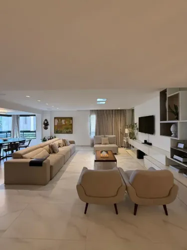 Apartamento pé na areia no Bairro do Bessa com 195 m² 4 quartos sendo 3 suítes 1 suíte mas