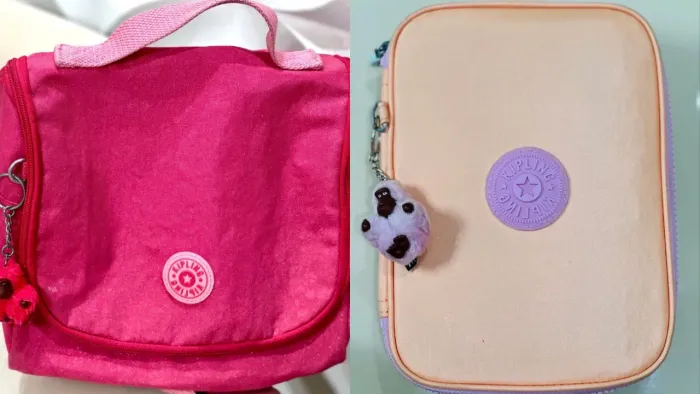 Kit  KIPLING, Lancheira e estojo grande.