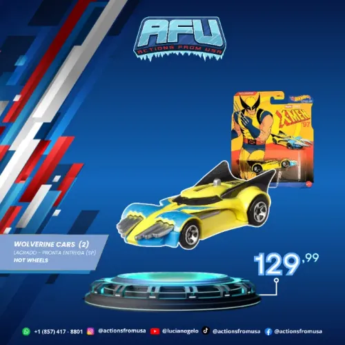 Hot Wheels Character Cars - Wolverine