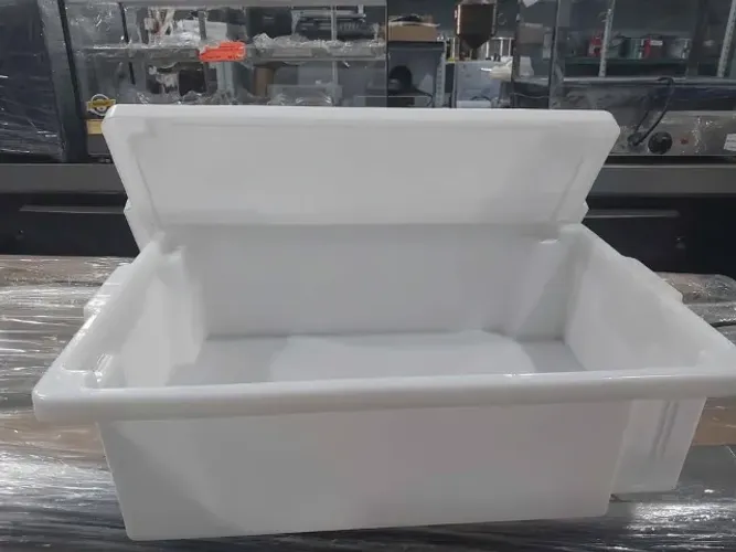 CAIXA FRIGORIFICO 40 NATURAL COM TAMPA