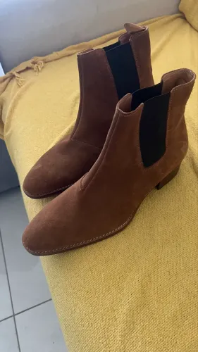 BOTA COURO  100% STEVE MADDEN