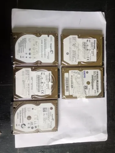 5 HDs SATA 2,5" para notebook